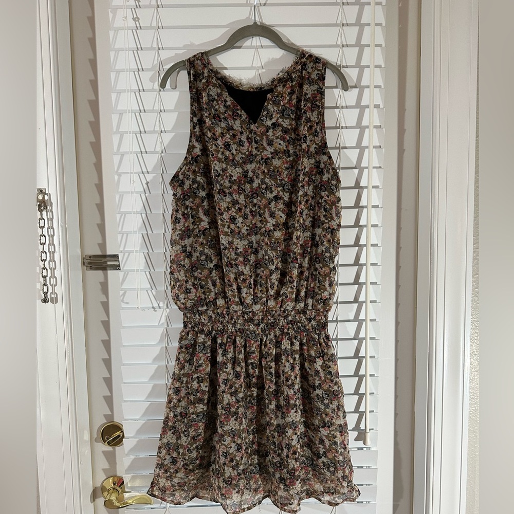 Casual H&M Drop Waist Multicolor Dress, Sz 10